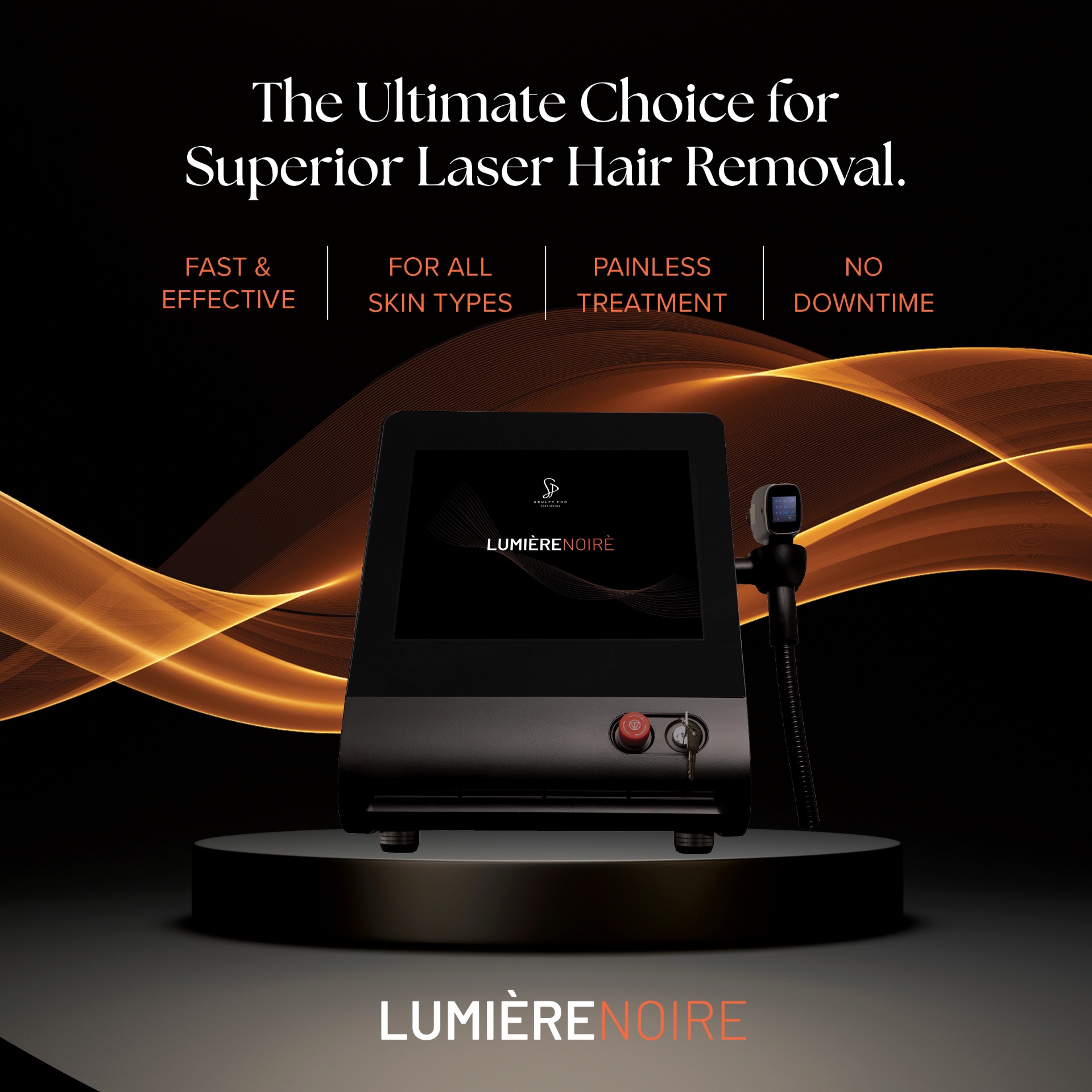 Lumière Noire — the ultimate choice for superior laser hair removal
